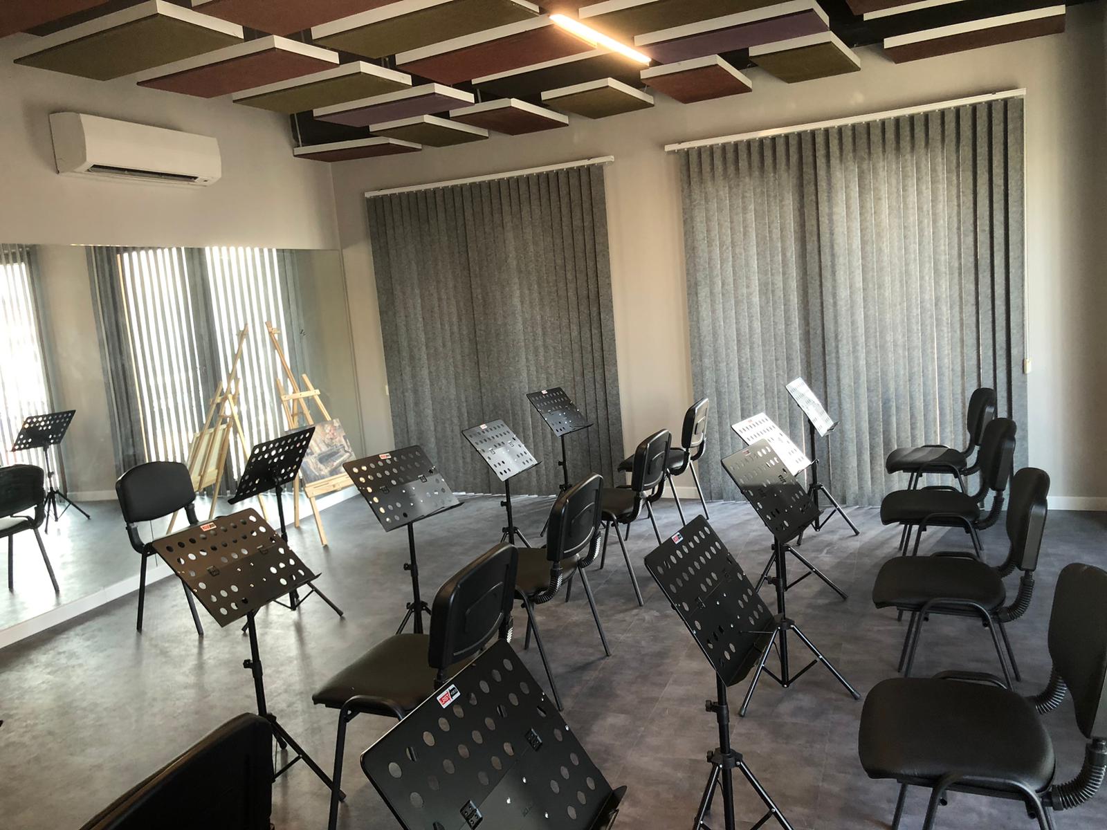 Lineer Akustik Mesh Keçe Perde